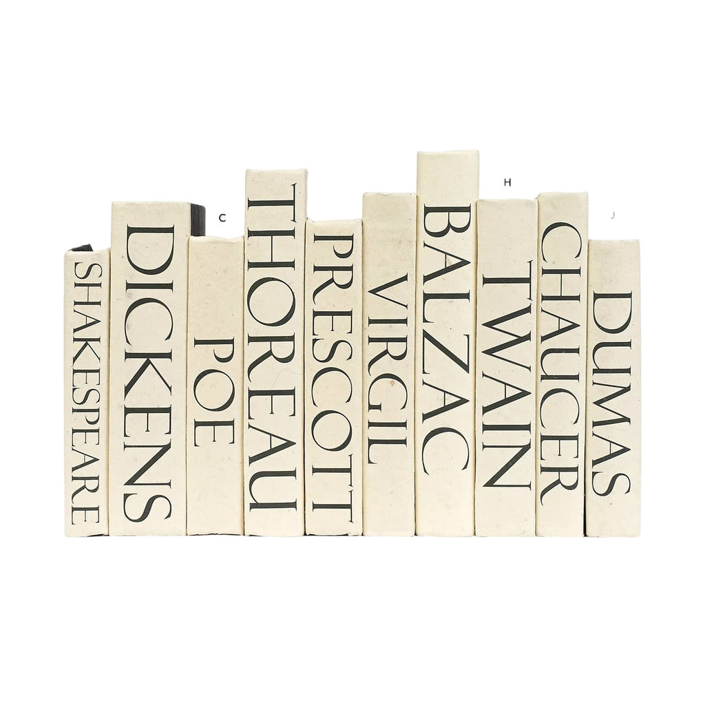 E. LAWRENCE, Ltd - Livres Décoratifs - Série Auteurs Classiques