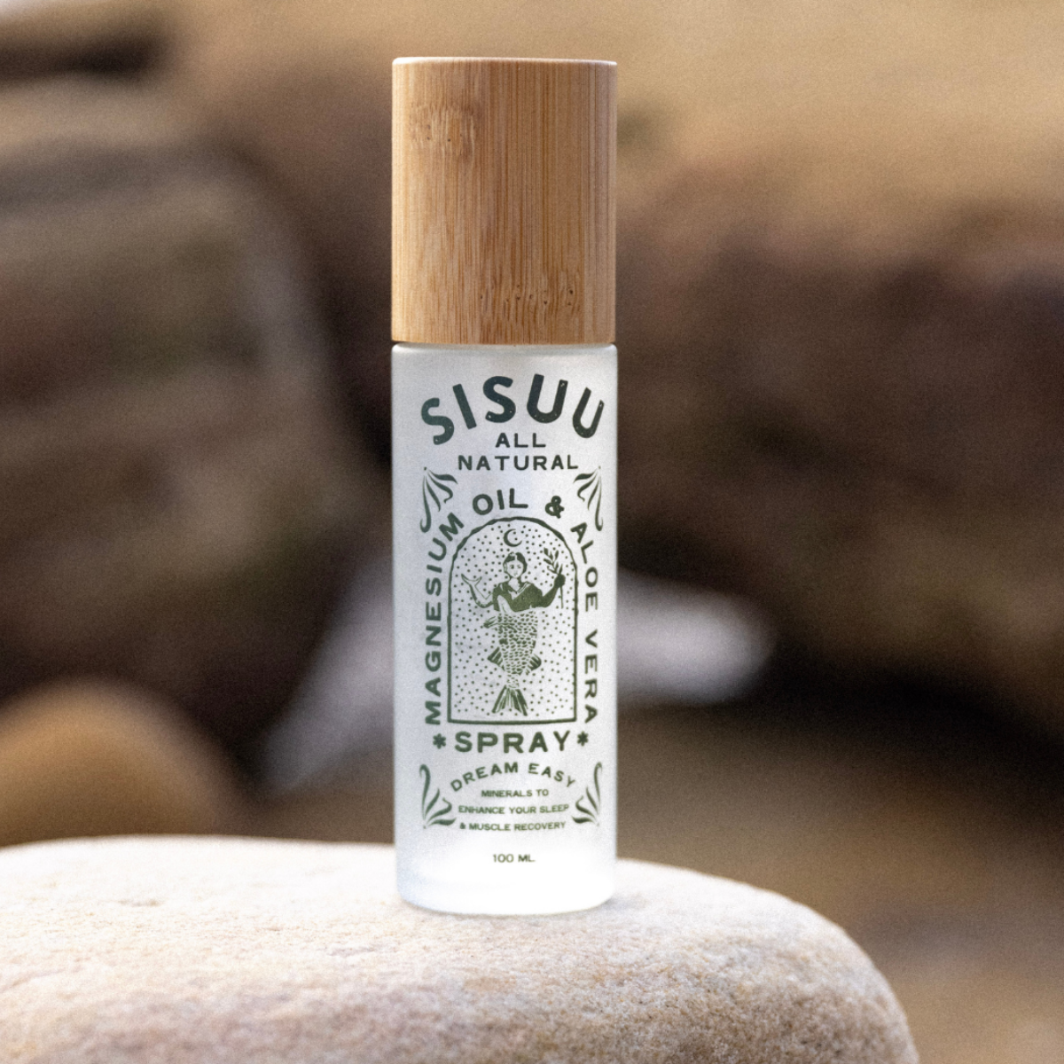 Spray à l'huile de magnésium et à l'aloe vera – vue 2 – SISUU | George Genève