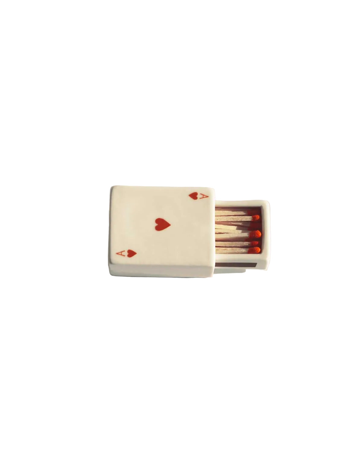 Boîte d'allumettes en porcelaine Ace of Hearts – INI CERAMIQUE, George Genève