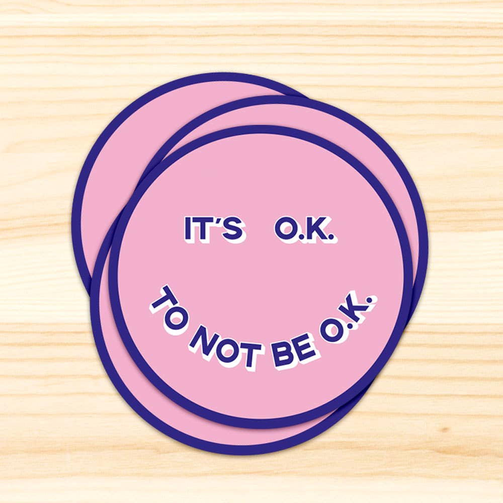 It's okay smiley – vue 8 – Autocollant géant | George Genève