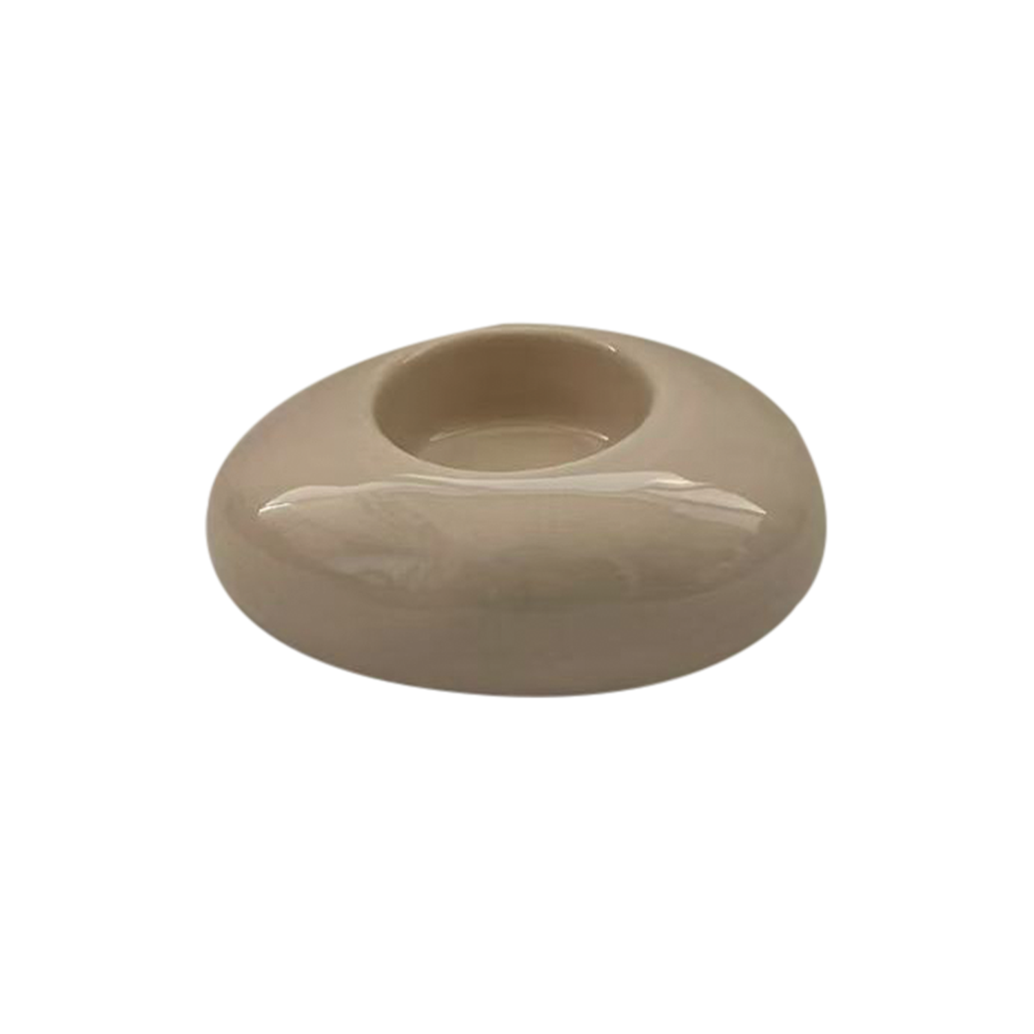 OPJET - Bougeoir Galet sable