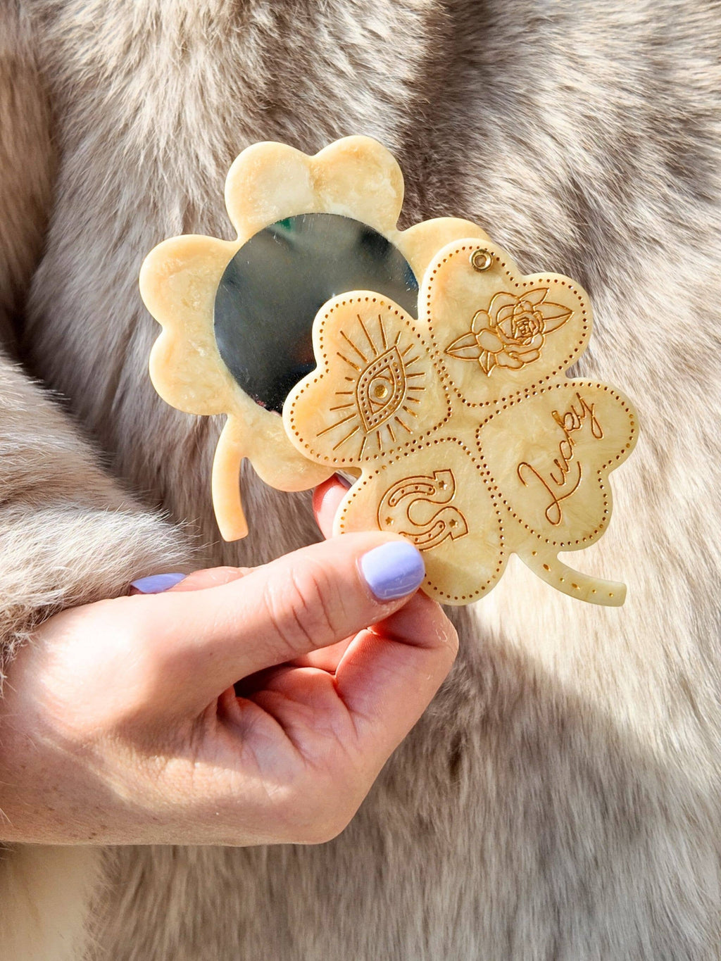 SOLAR ECLIPSE - Compact Mirror Trèfle