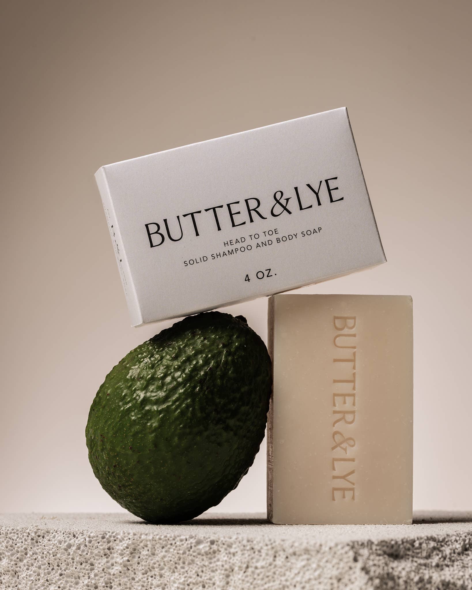 BUTTER & LYE - Savon Cheveux & Corps de la Tête aux Pieds