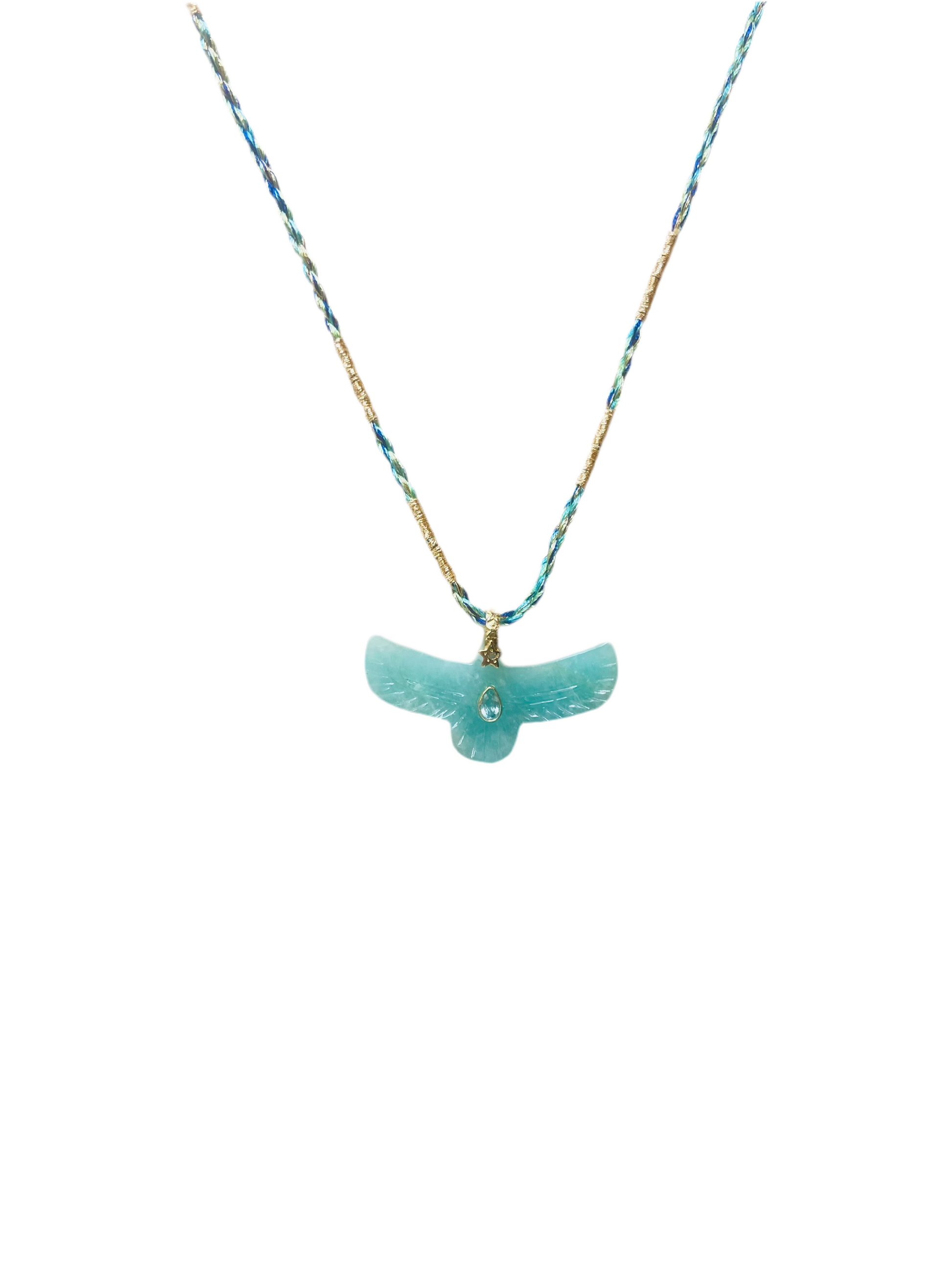 ROOM SERVICE - Collier Charm  Shamane Amazonite