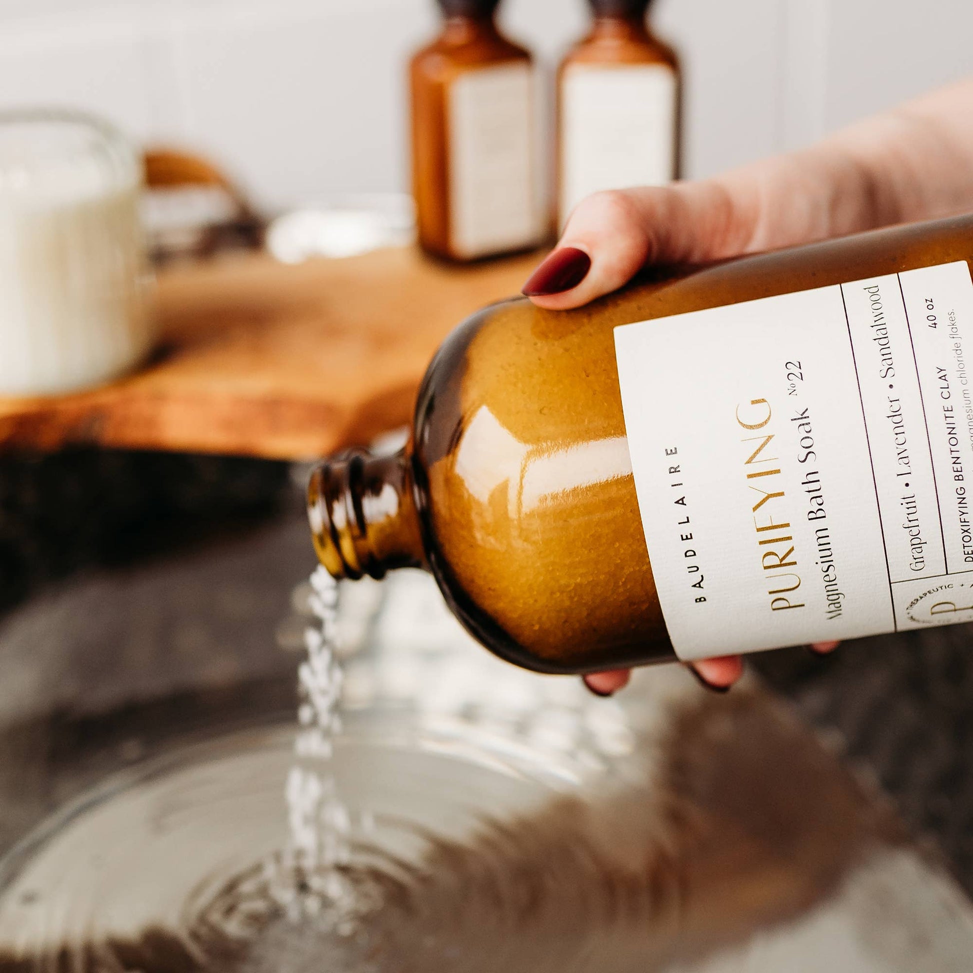 BAUDELAIRE - Sels de Bain Purify – Magnésium