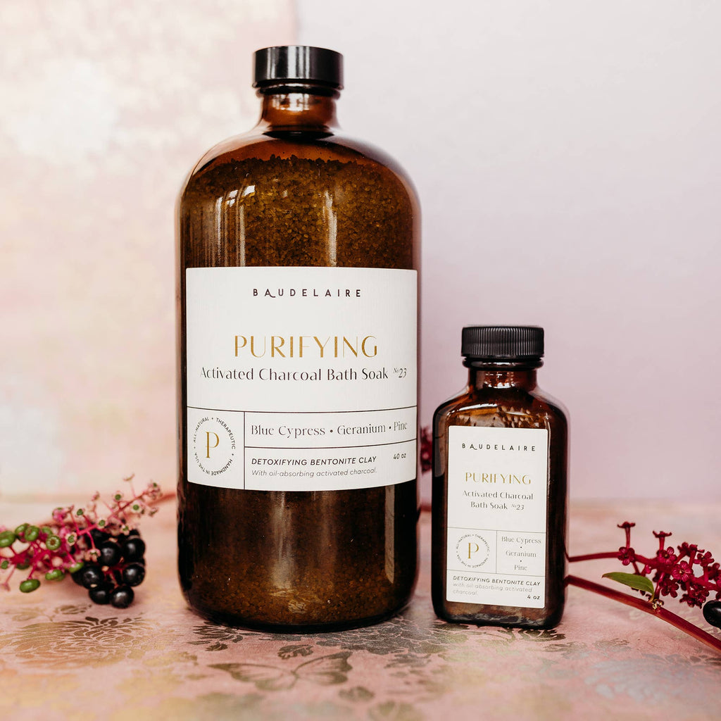 BAUDELAIRE - Sels de Bain Purify – Charcoal Clay