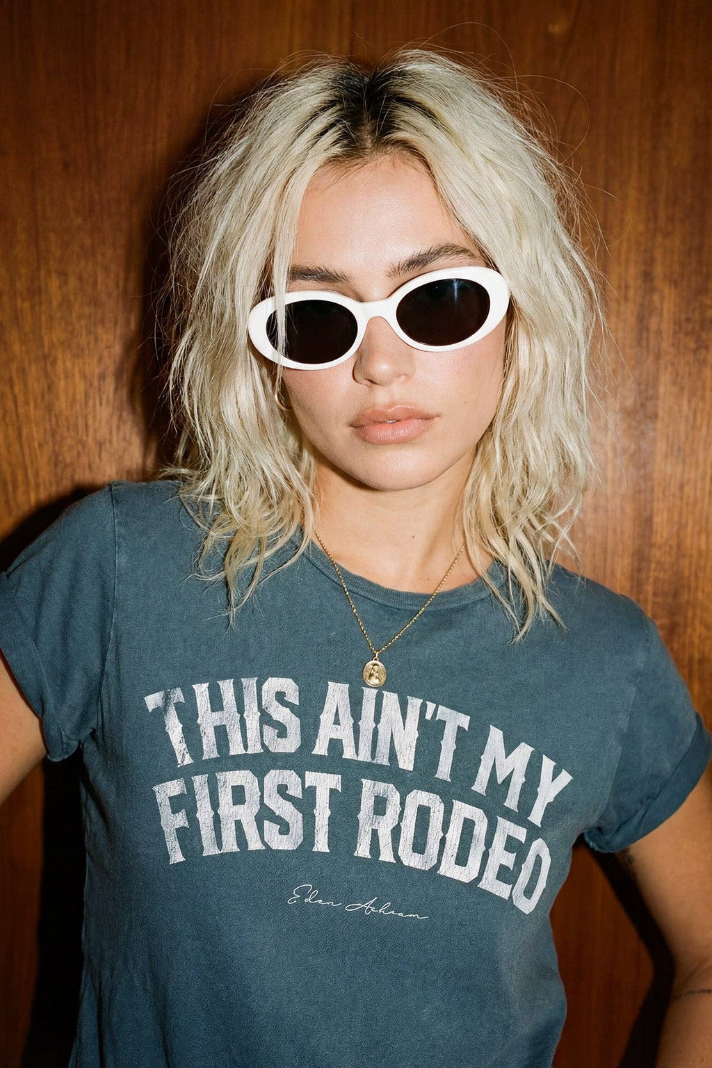 Tee-Shirt This Is Not My First Rodeo – vue 2 – EDEN ASHRAM | George Genève