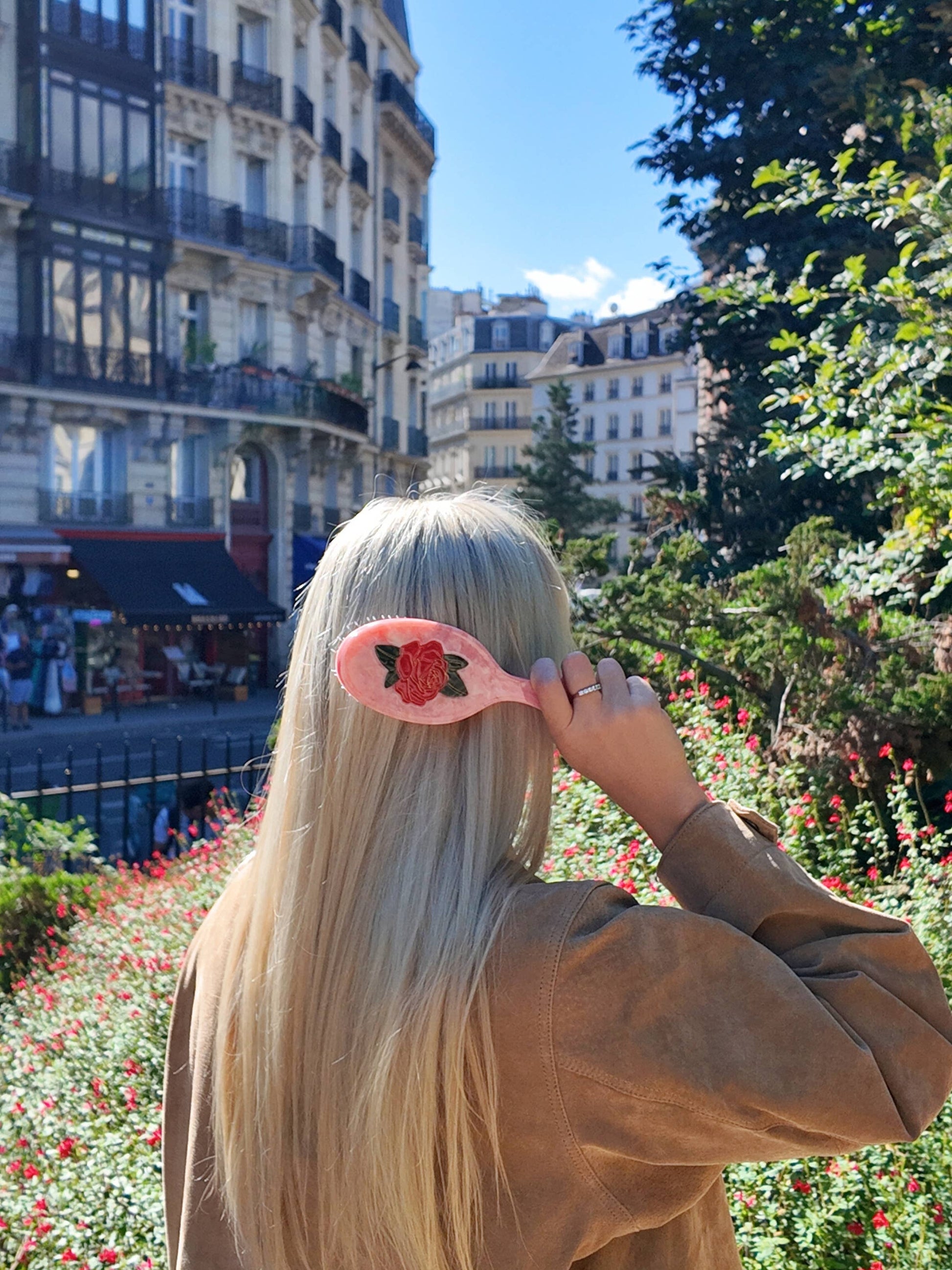 SOLAR ECLIPSE - Brosse à cheveux Rose