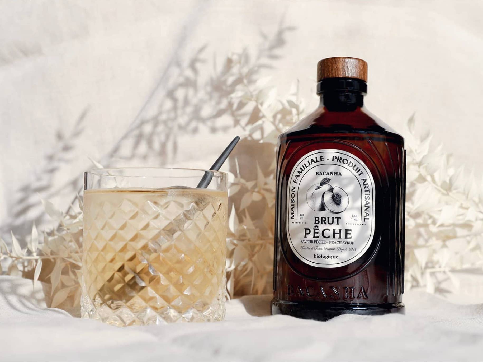 BACANHA - Sirop de Pêche Blanche Brut