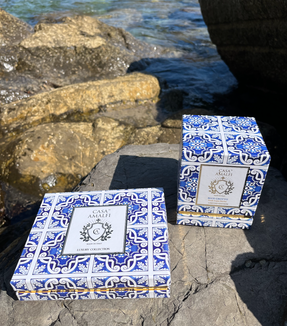 CASA AMALFI - Coffret Savon + Porte-Savon