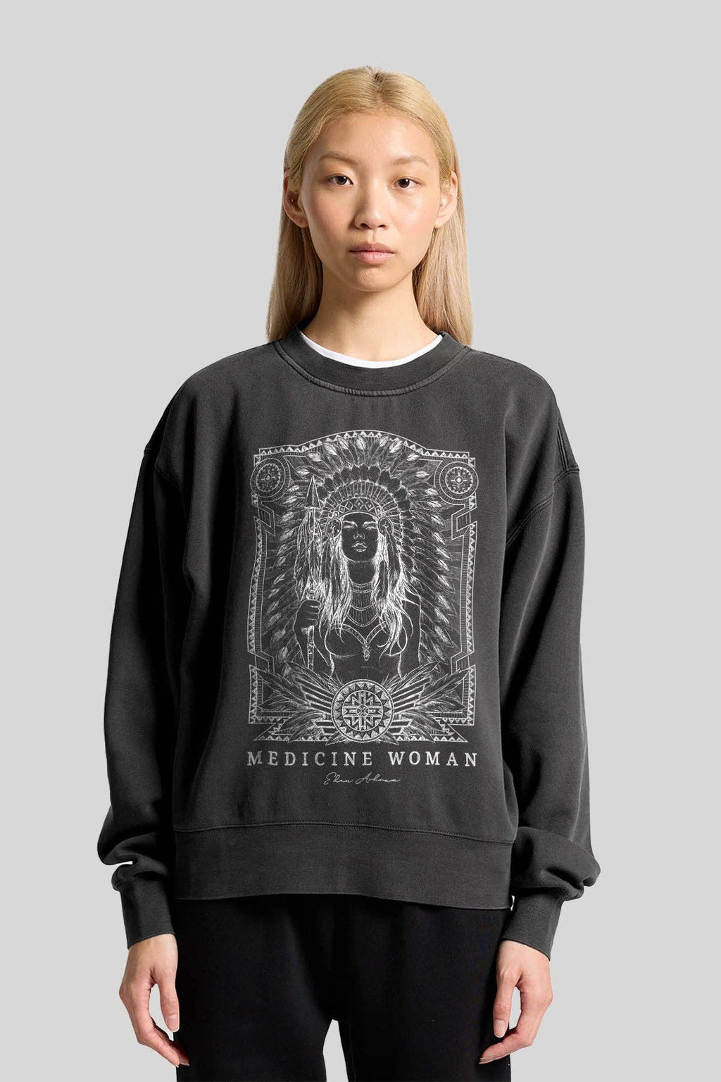 Sweatshirt Medicine Woman – vue 2 – EDEN ASHRAM | George Genève