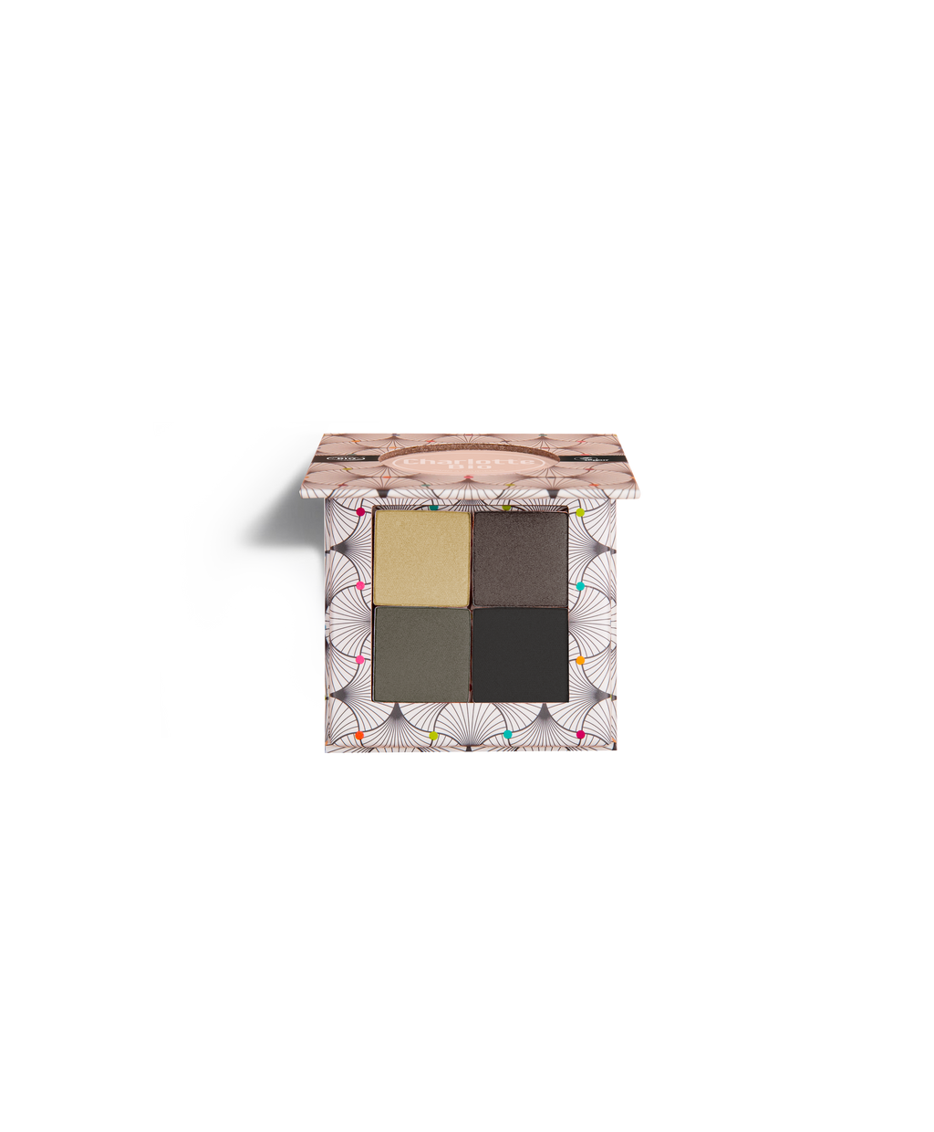 Palette fards à paupière 4 teintes – CHARLOTTE BIO – Nude brun