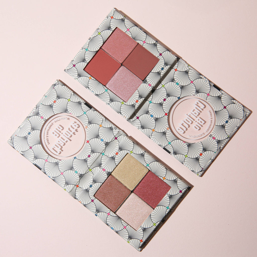 Palette fards à paupière 4 teintes – vue 5 – CHARLOTTE BIO | George Genève