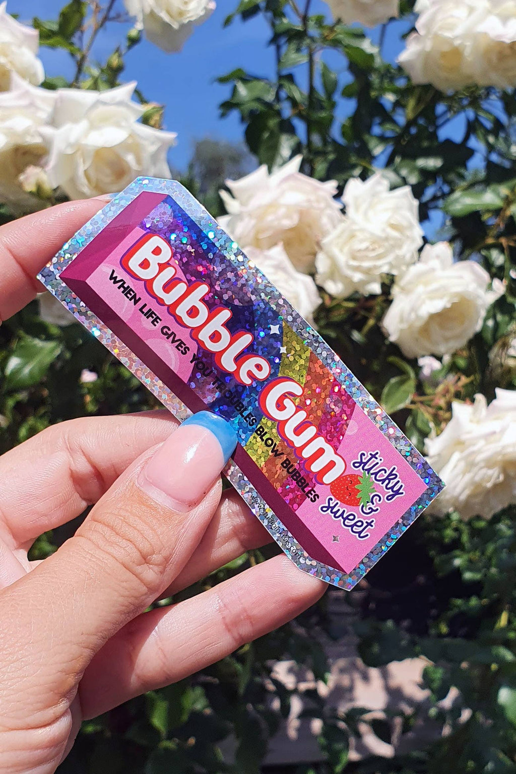 Bubblegum – vue 3 – Autocollant géant | George Genève