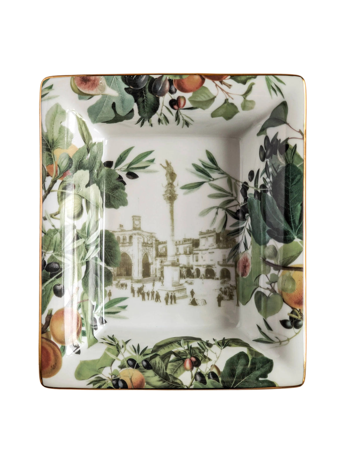 Cendrier Apulie en porcelaine décorée à la main – Grand Tour, Vito Nesta