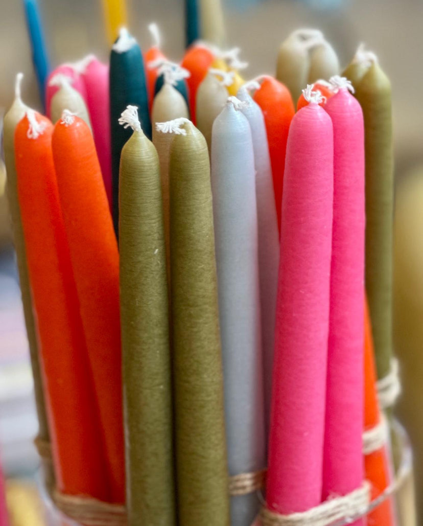Duo de bougies colorées (plusieurs couleurs) – vue 2 – MAISON PECHAVY | George Genève