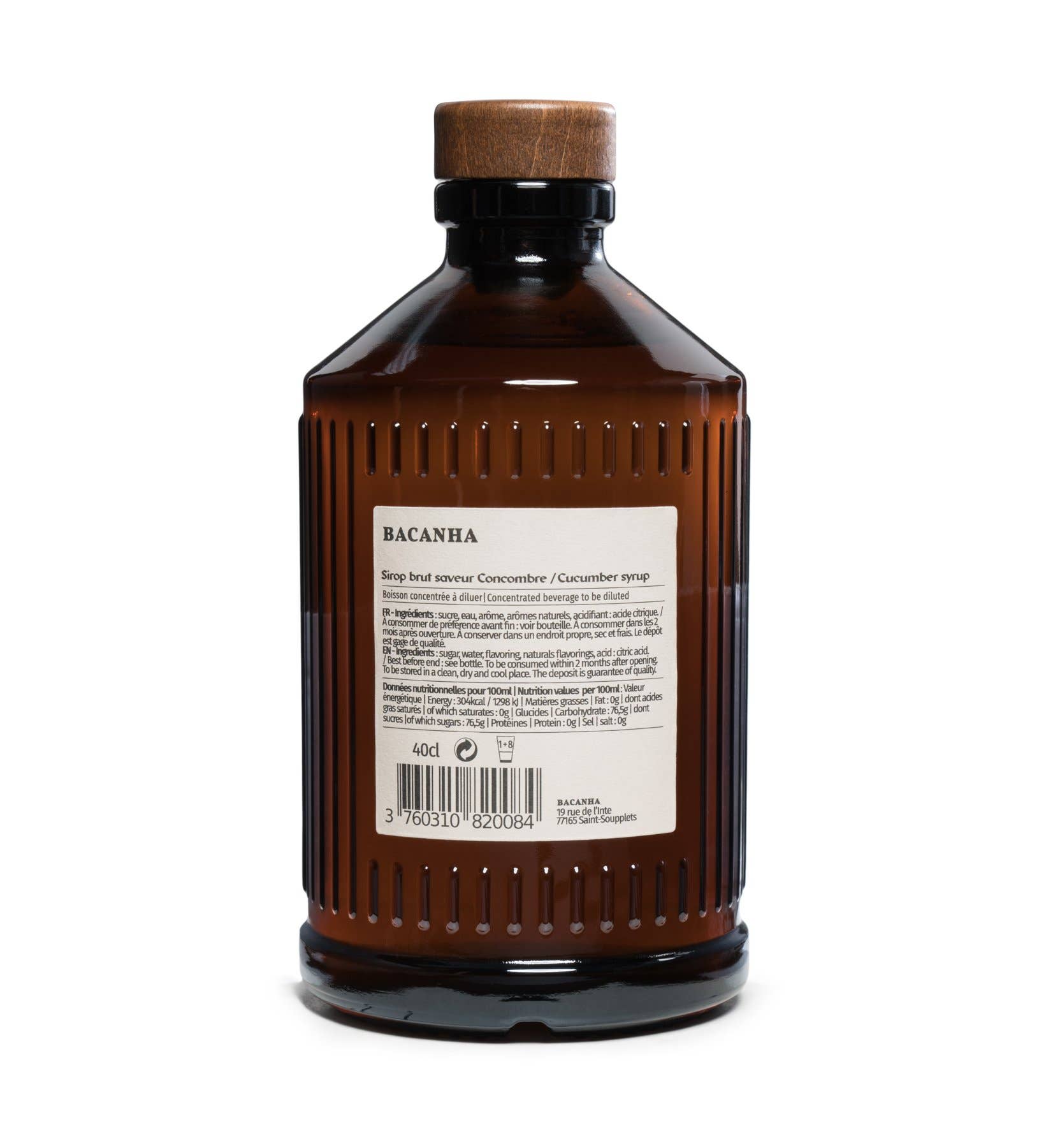 BACANHA - Sirop de Concombre Brut