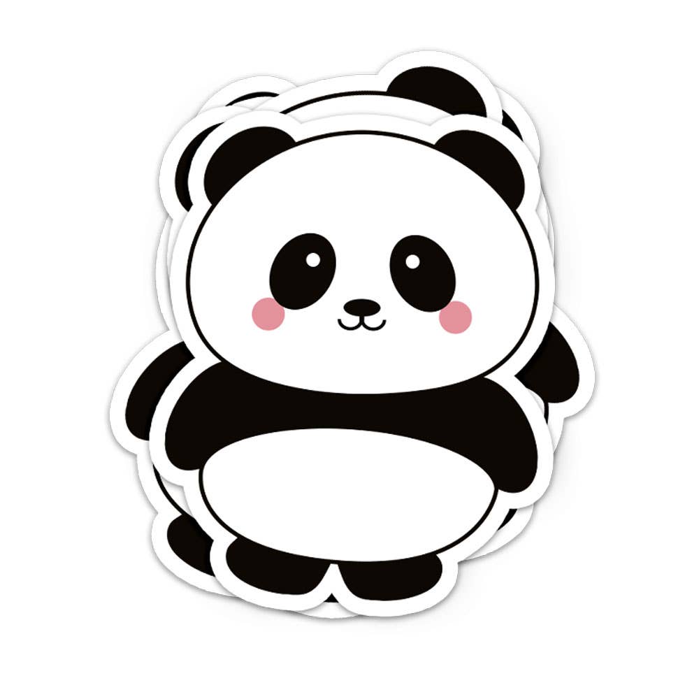 Panda – vue 6 – Autocollant géant | George Genève
