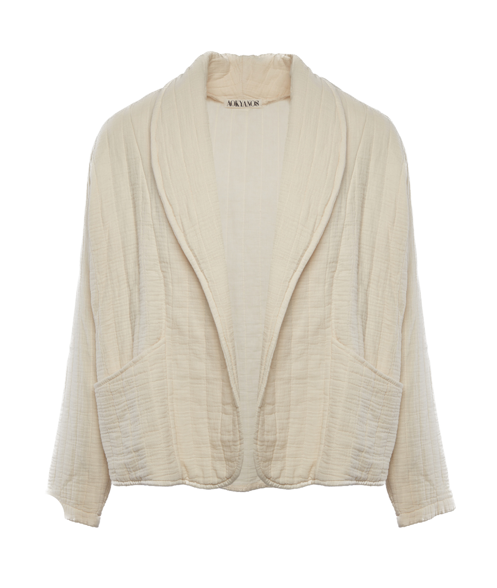 AOKYANOS - Veste Cuba Crème