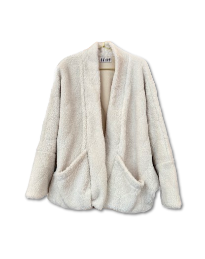 AOKYANOS - Veste Chicago Sherpa Crème