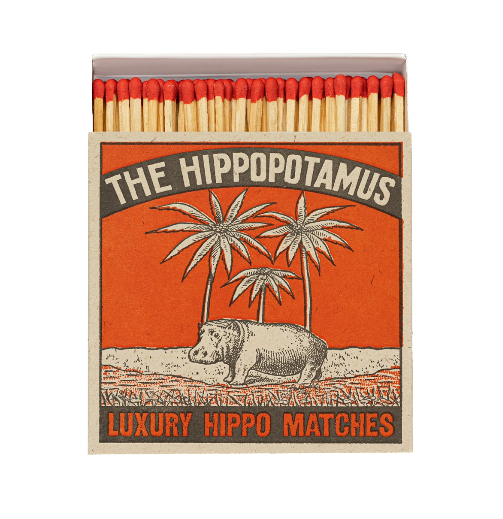 ARCHIVIST - Boîte d'allumettes Hippopotamus