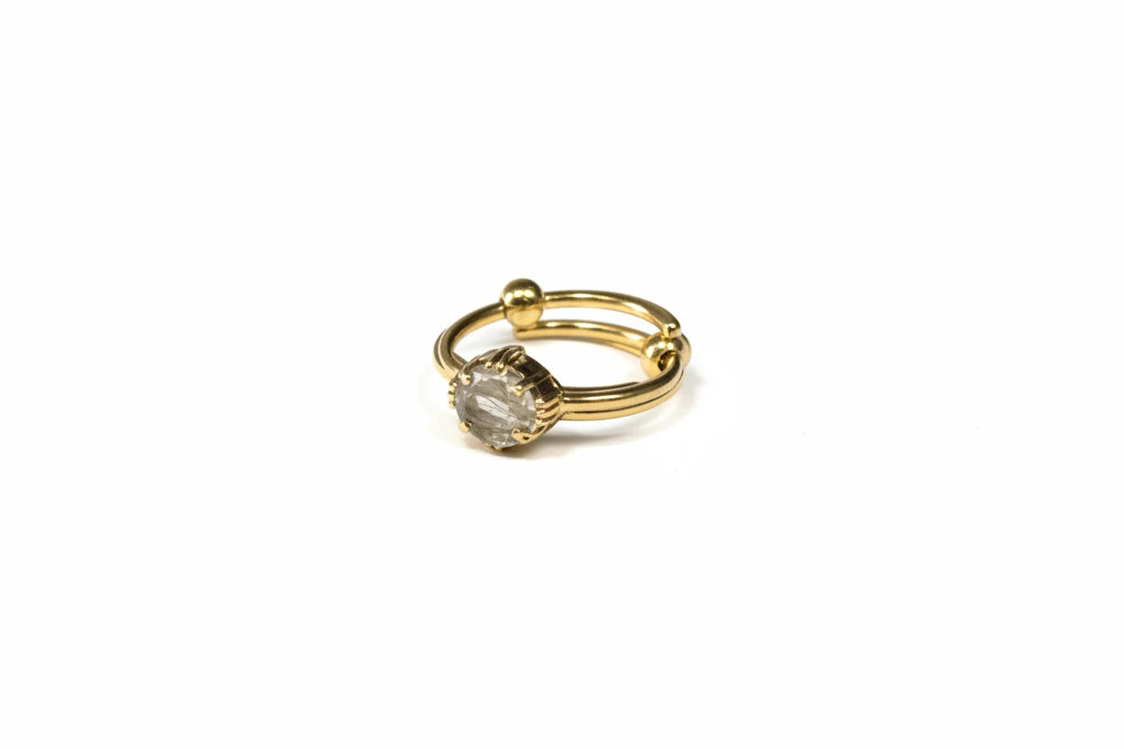 Bague Mini Ovale - Plusieurs Coloris – vue 6 – AU FIL DE LO | George Genève