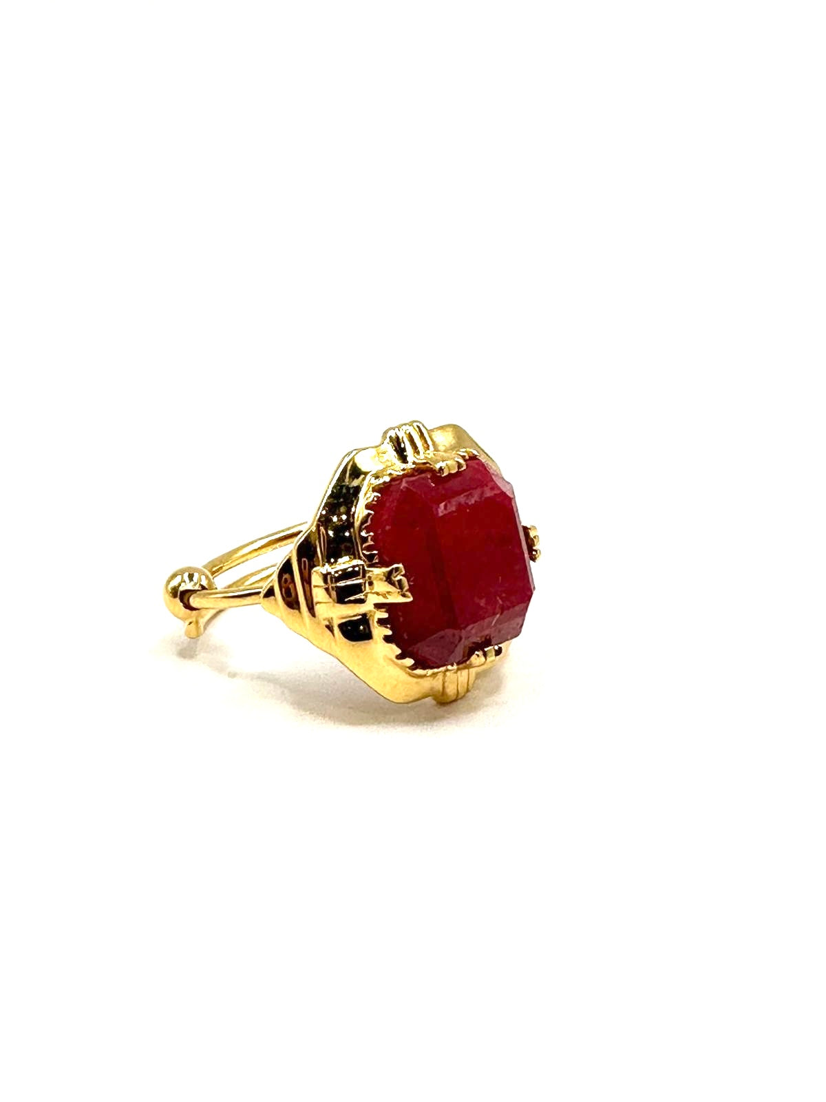 Bague Art Déco Carrée – vue 2 – AU FIL DE LO | George Genève
