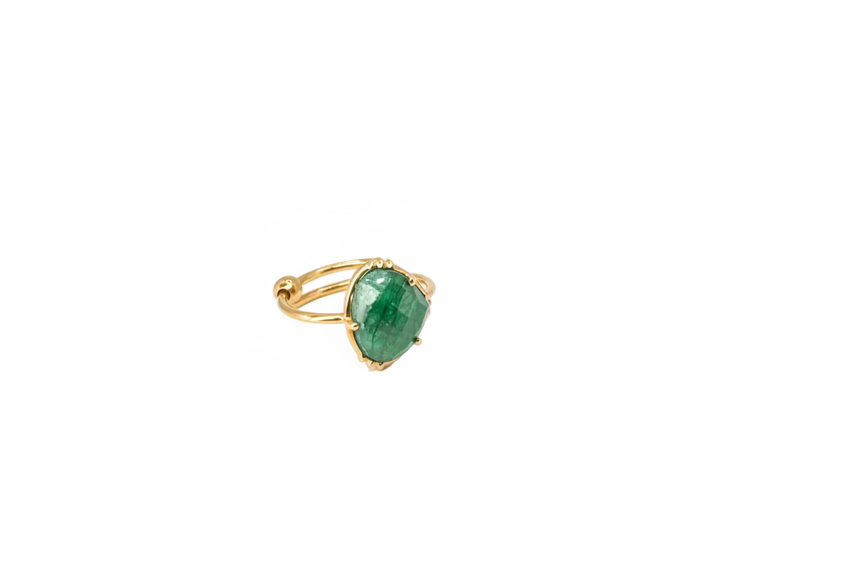 Bague Galet Moyen – vue 8 – AU FIL DE LO | George Genève
