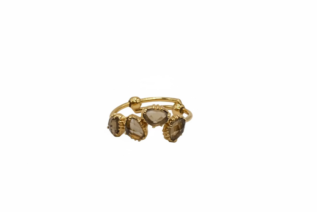Bague 4 Mini Pierres – vue 3 – AU FIL DE LO | George Genève