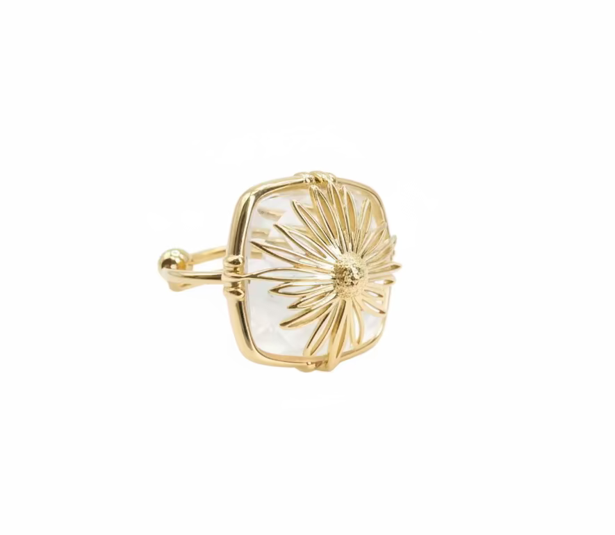 Bague Fleur - Plusieurs Coloris – AU FIL DE LO | George Genève