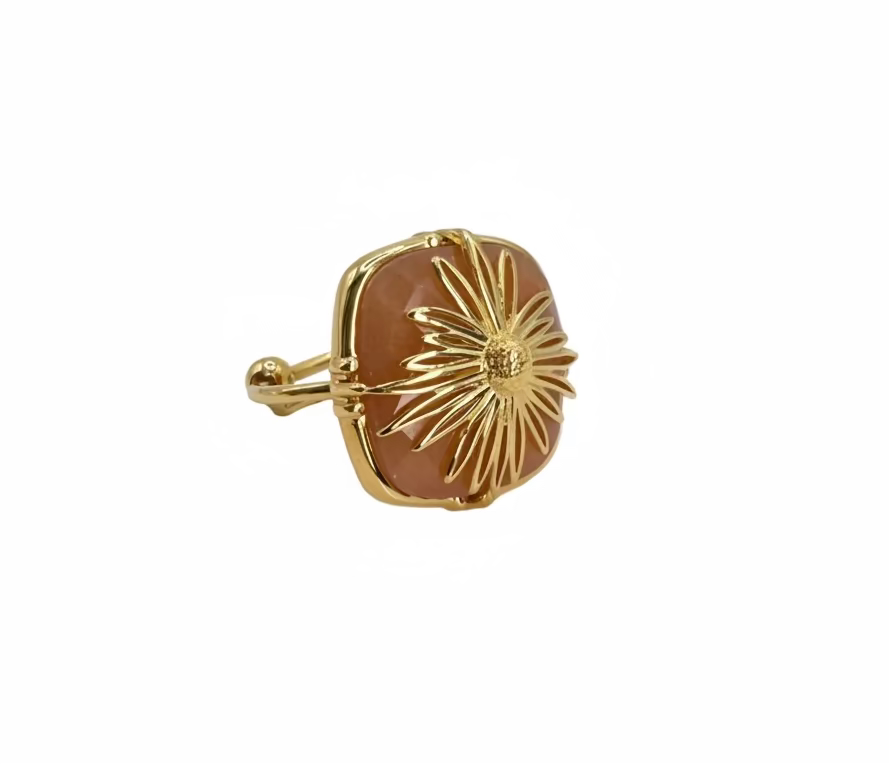 Bague Fleur - Plusieurs Coloris – vue 3 – AU FIL DE LO | George Genève