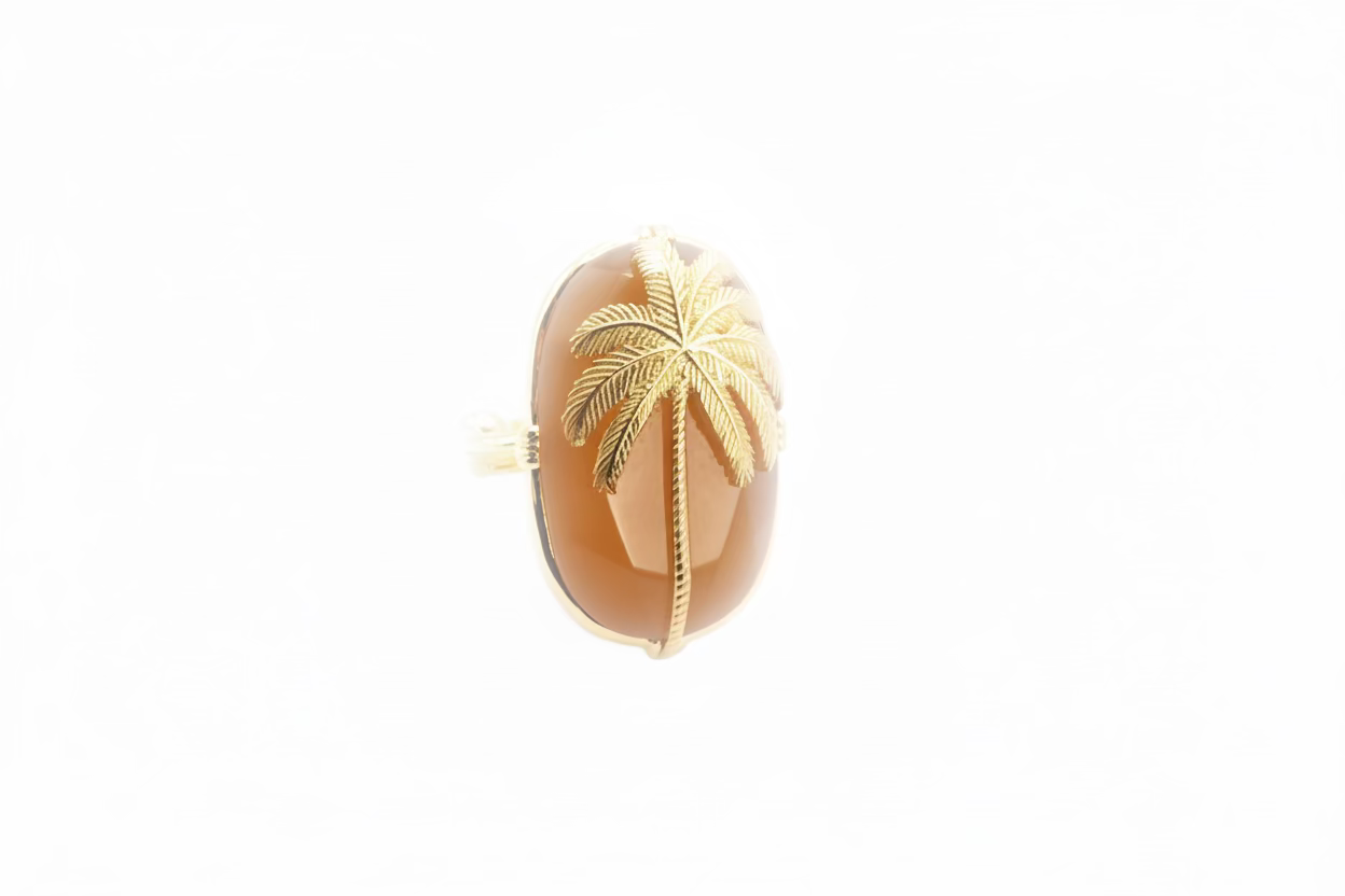 Bague Palmier - Plusieurs Coloris – vue 4 – AU FIL DE LO | George Genève