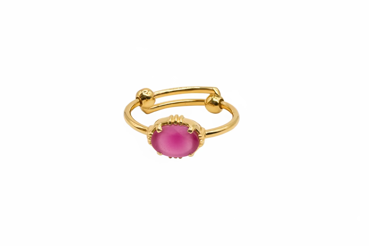 Bague Mini Ovale - Plusieurs Coloris – vue 13 – AU FIL DE LO | George Genève