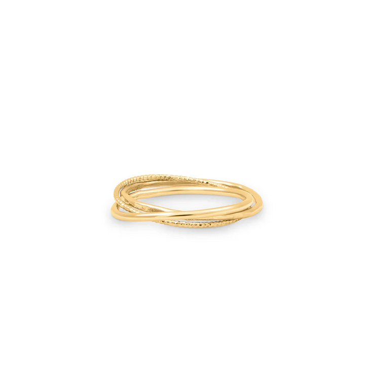 BDM STUDIO - Bague Croisée Icône