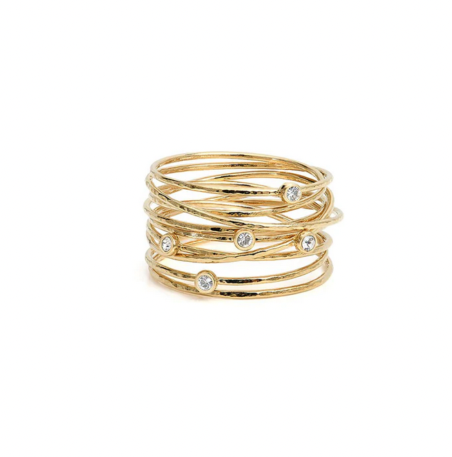BDM STUDIO - Bague Orient Strass L