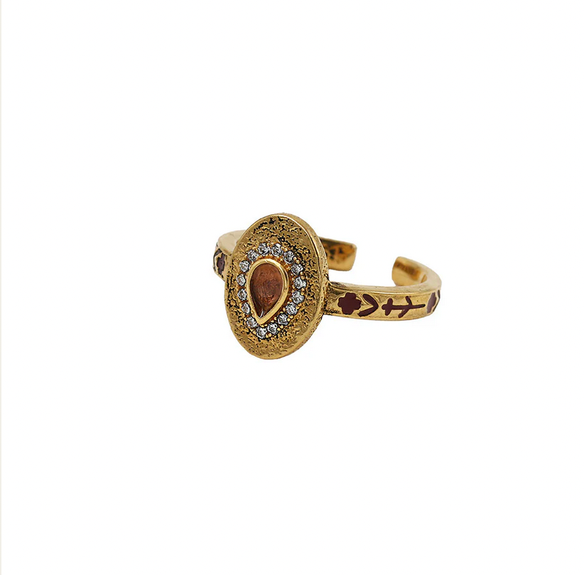Bague Dolie Goutte Email – LA2L | George Genève