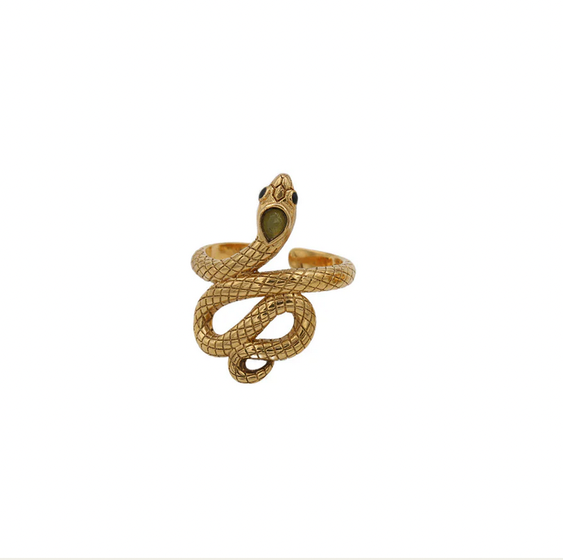 Bague Sissi Serpent Pierre – LA2L | George Genève
