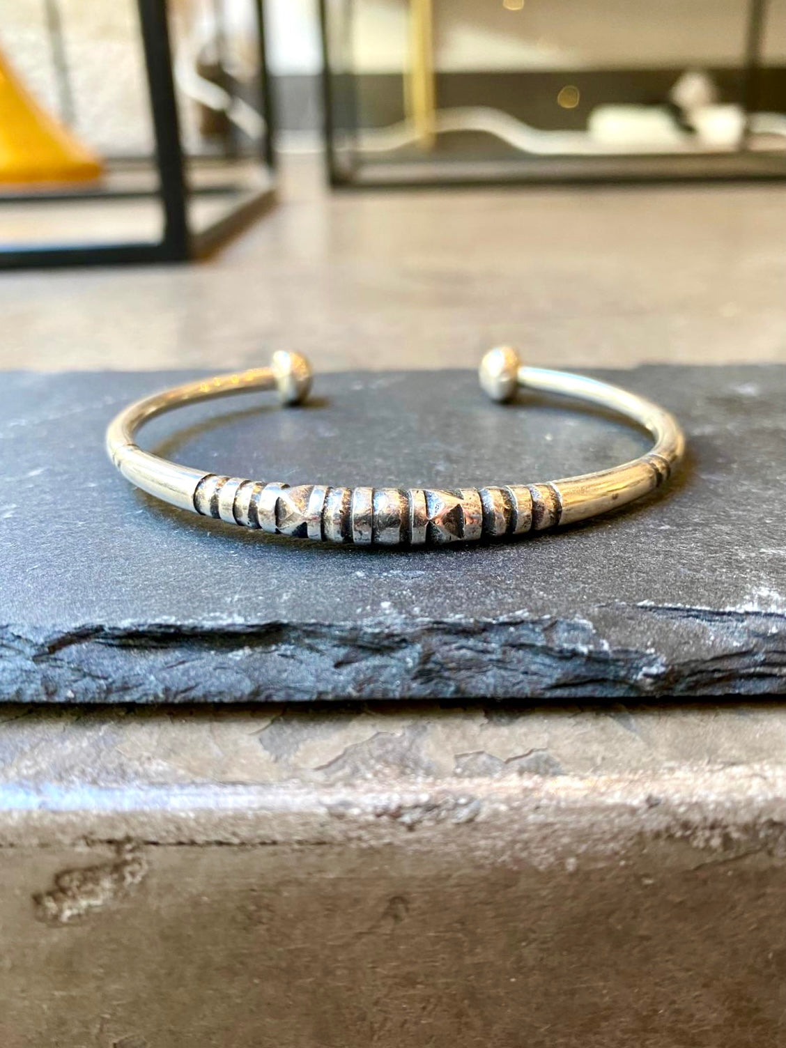 Bracelet en argent du Nigéria - 2