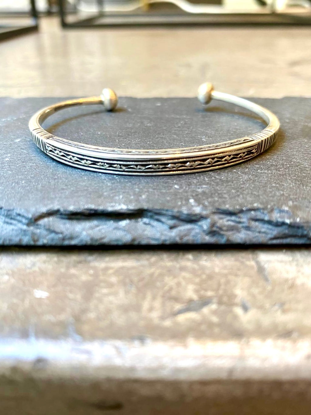 Bracelet en argent du Nigéria - 3