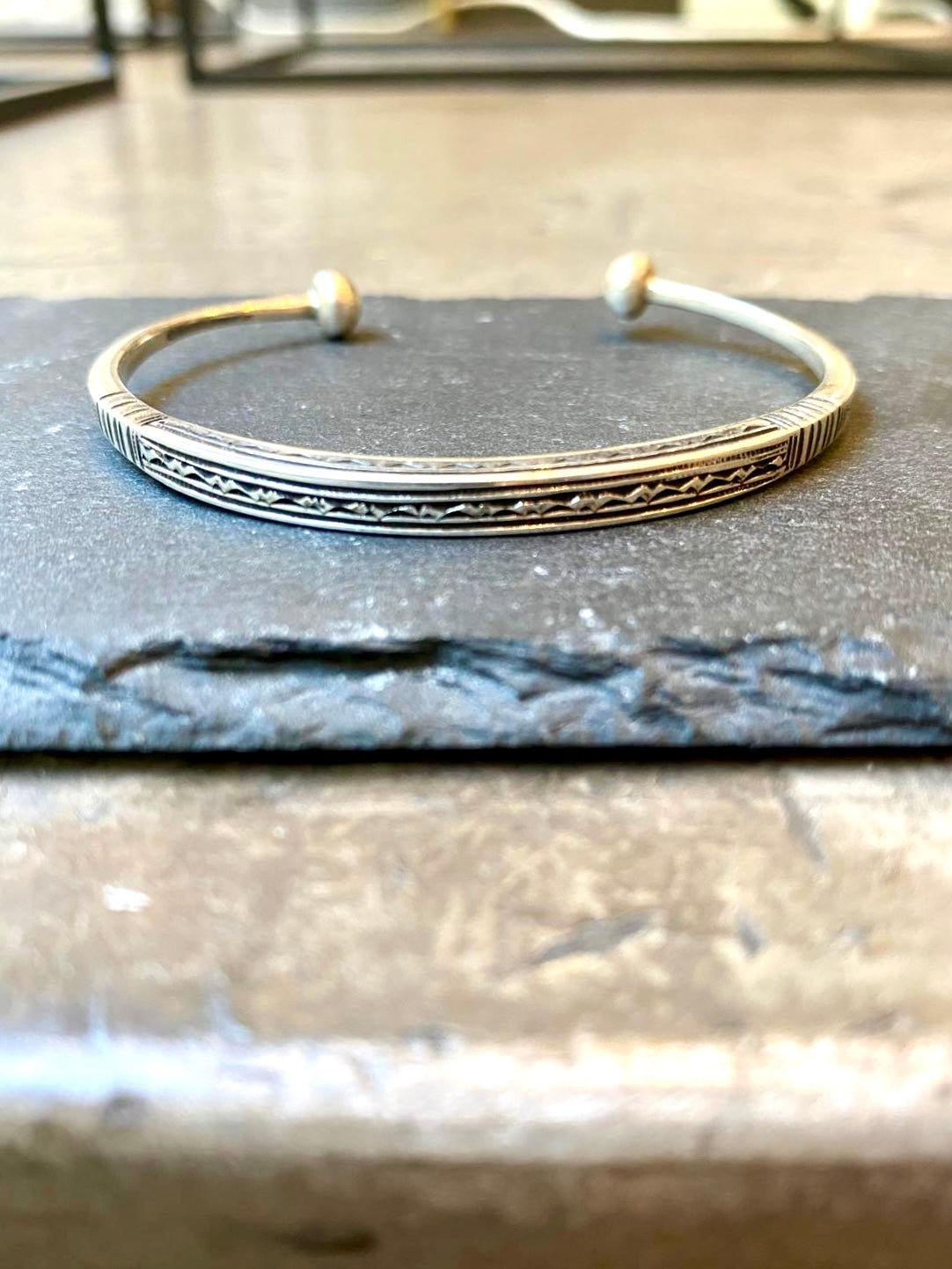 Bracelet en argent du Nigéria - 3
