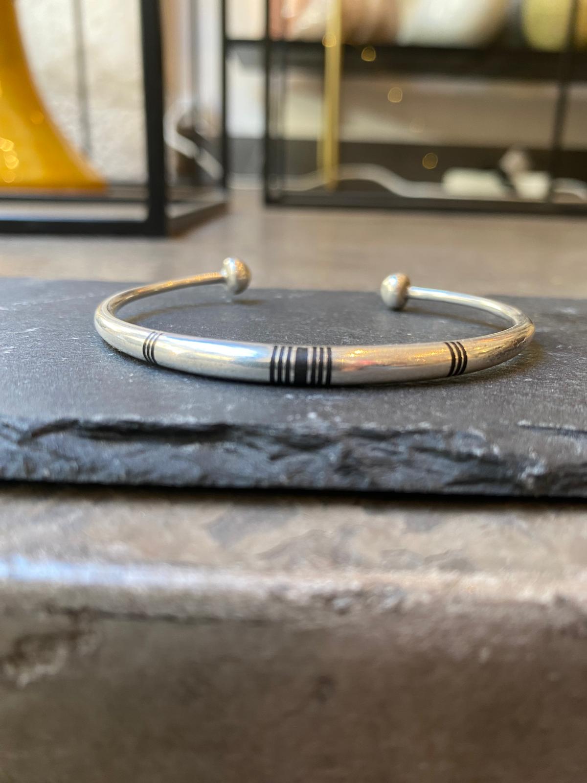 Bracelet en argent du Nigéria - 8