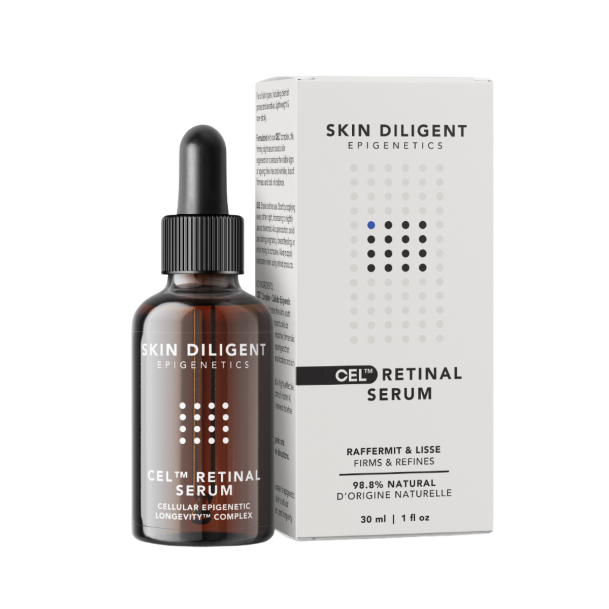Skin Diligent Sérum CEL Retinal - flacon vue de face