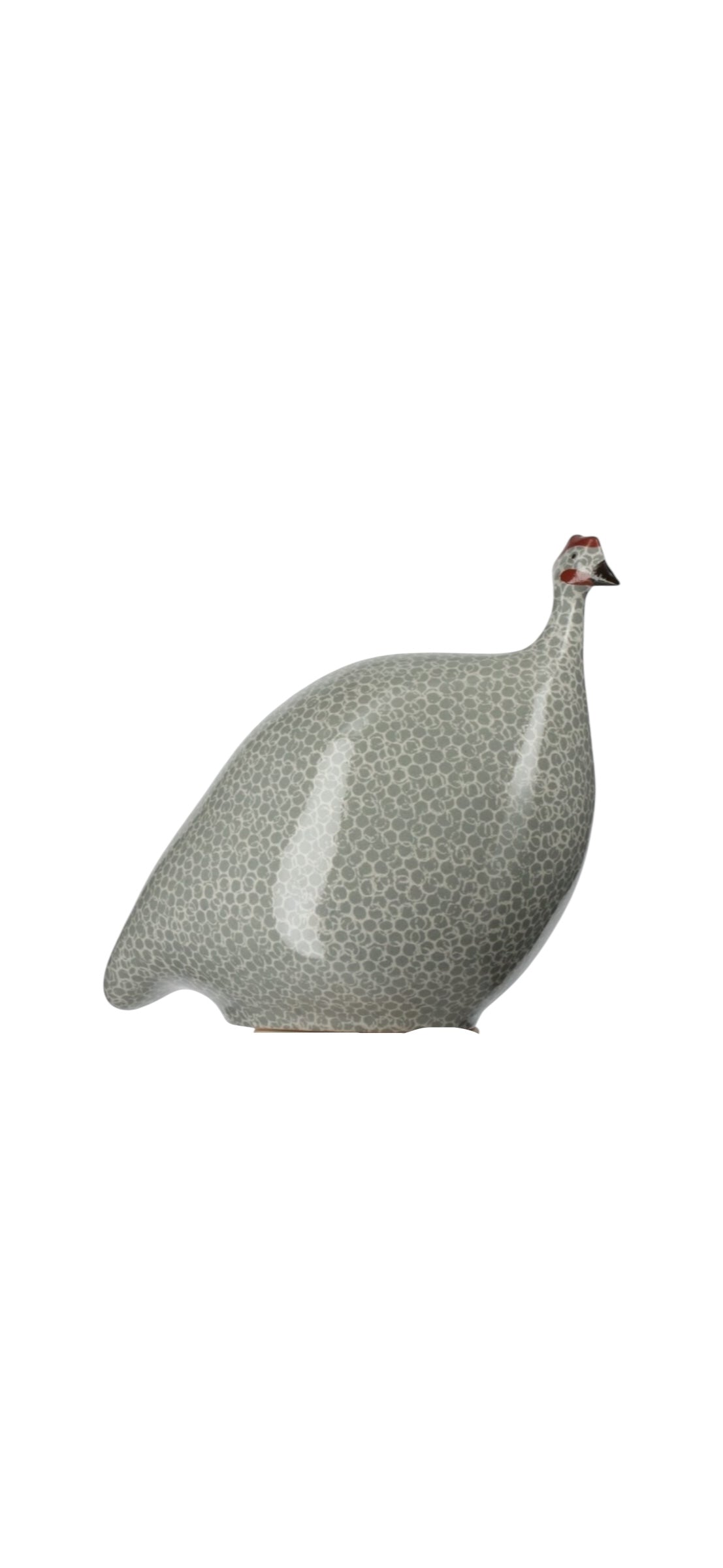CERAMIQUES DE LUSSAN - Pintade bleu polaire moucheté blanc