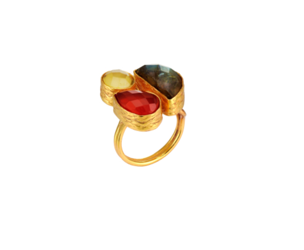 THE CRAFTSHOP - Bague 3 Pierres