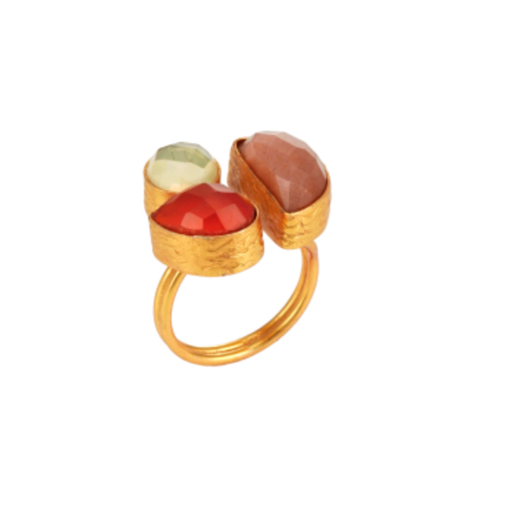 THE CRAFTSHOP - Bague 3 Pierres