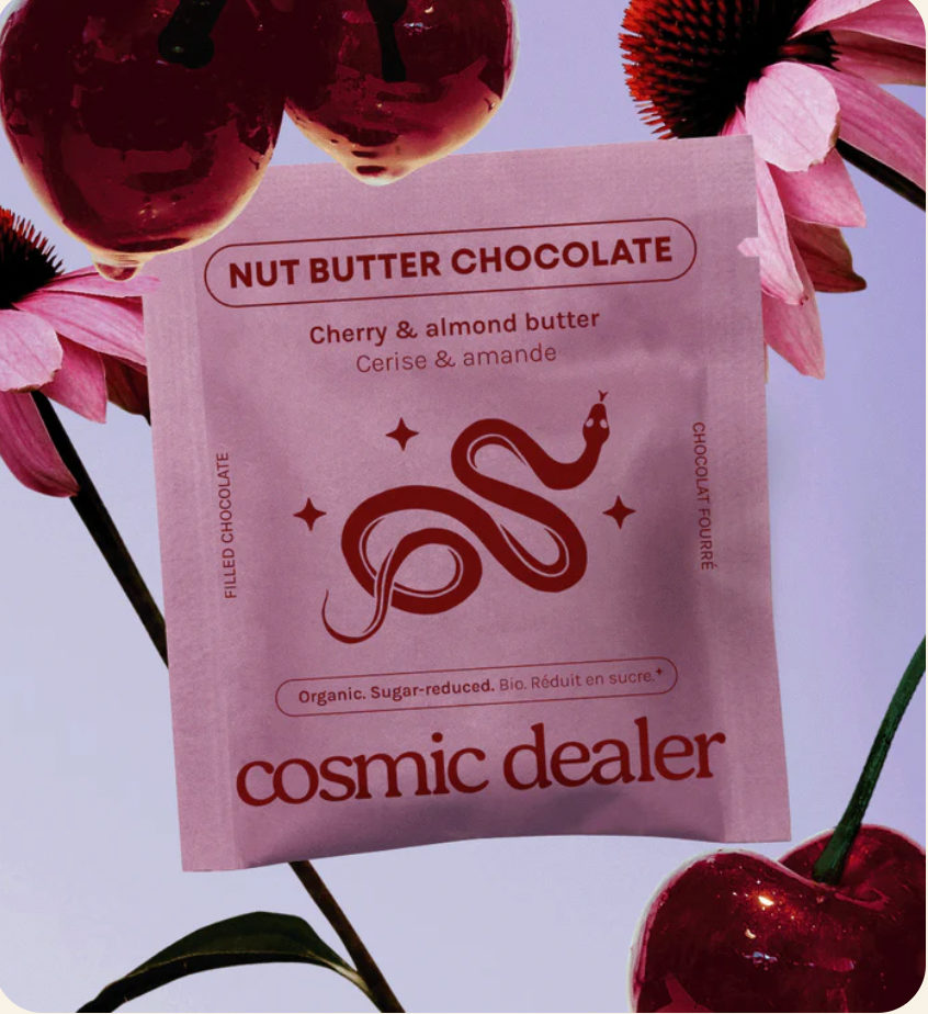 COSMIC DEALER - Carré de chocolat garni (plusieurs choix)