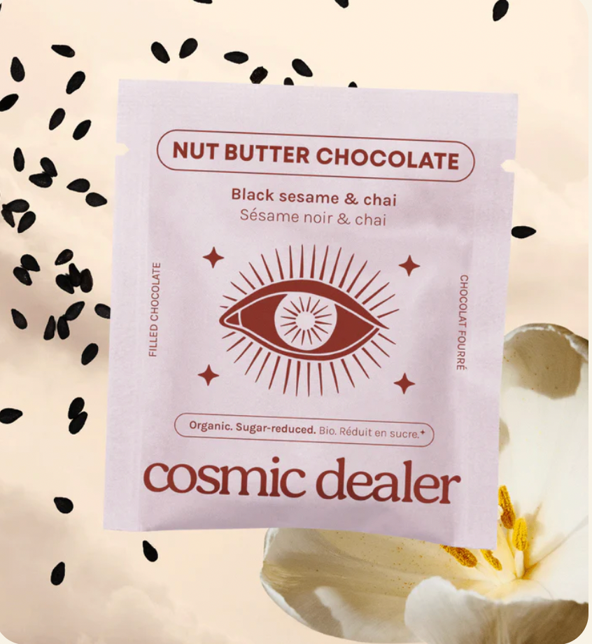 COSMIC DEALER - Carré de chocolat garni (plusieurs choix)