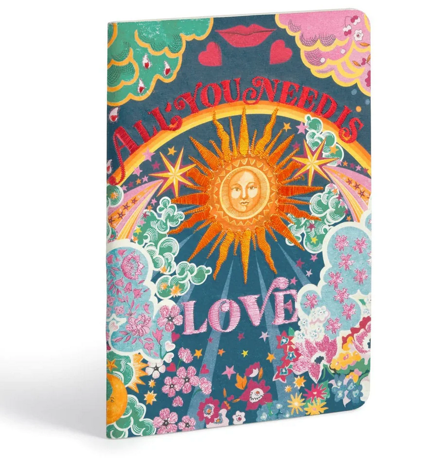 Cahier B5 Brodé All You Need is Love