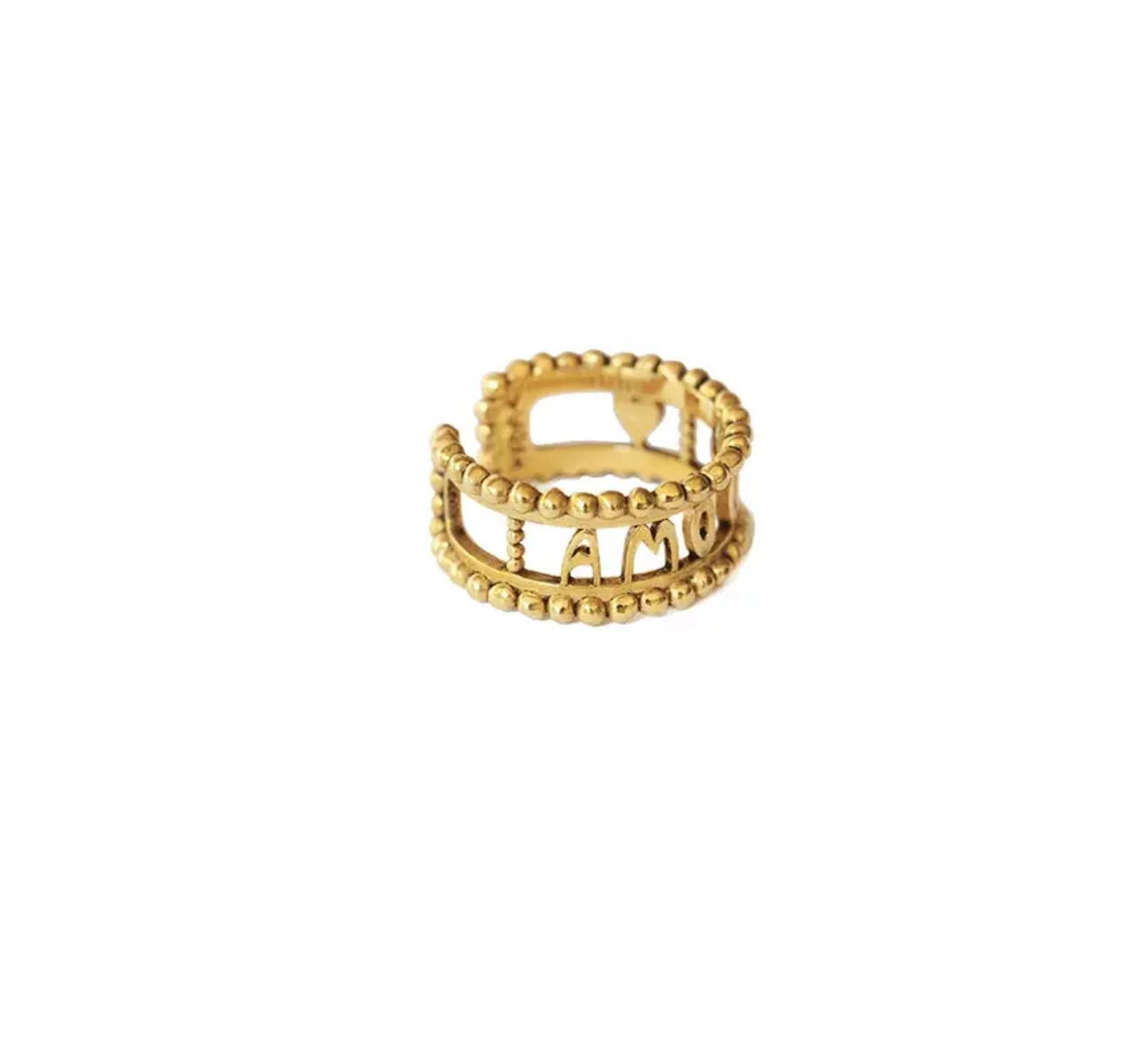 LA2L - Bague Sacha Message AMOUR