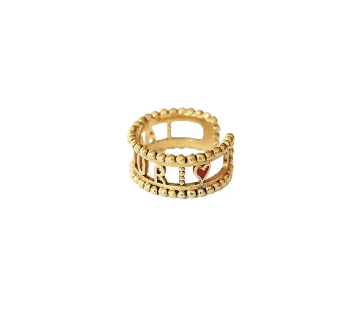 LA2L - Bague Sacha Message AMOUR